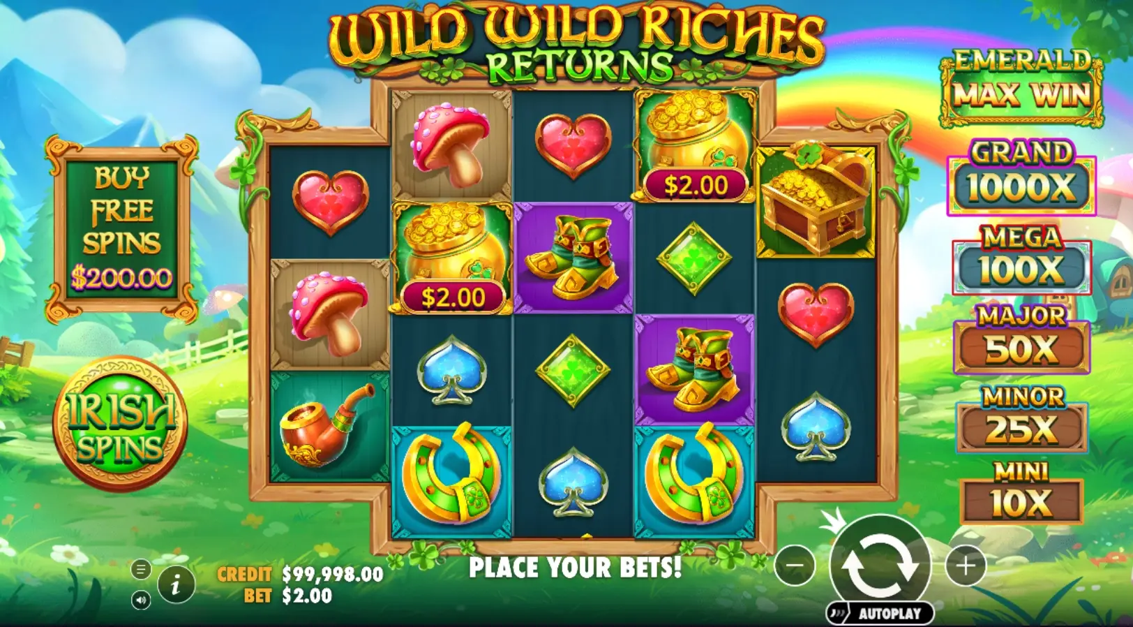 Wild Wild Riches Returns demo 1