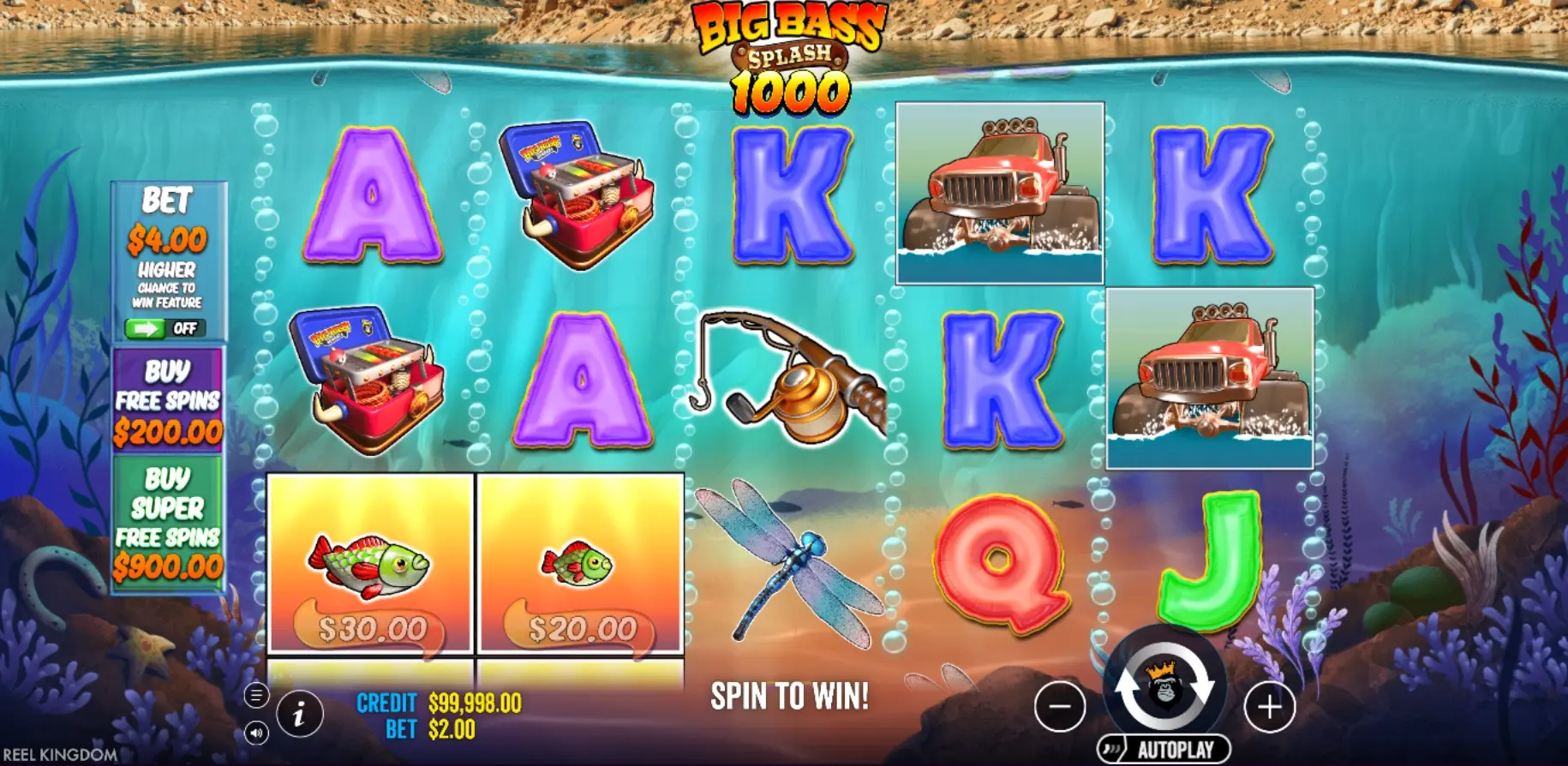 Big Bass Splash 1000 Demo Slot by Pragmatic Play, Δωρεάν Παιχνίδι Online